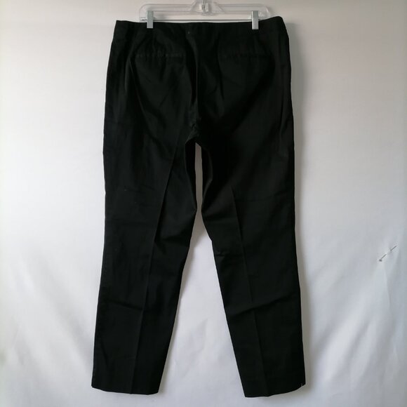 Chico's Women's Black Straight Leg Hidden Zip Formal Dress Pants Size XL/16 - Picture 4 of 6